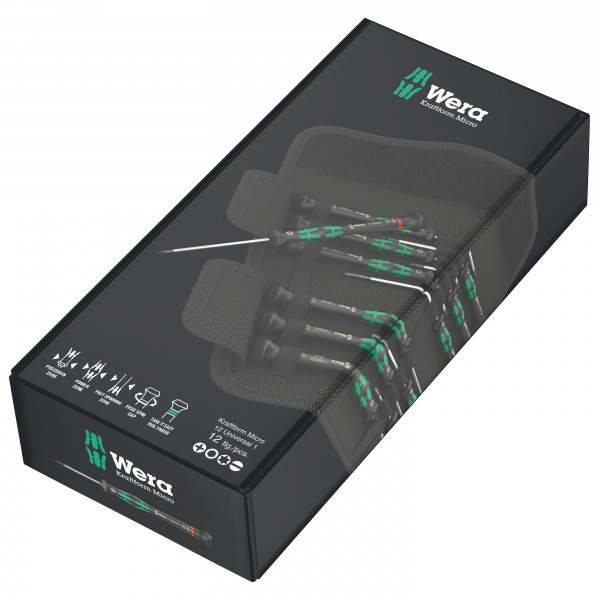 Wera - Kraftform Micro 12 Universal 1 - Fahrradwerkzeug