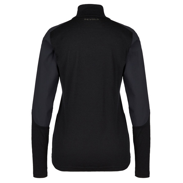 RUNNING MERINO COVER ZIP NECK W Damen - Funktionsshirt