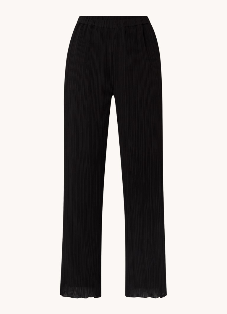 Pantaloni a pieghe a vita alta e gamba dritta di Claudie Pierlot Picha