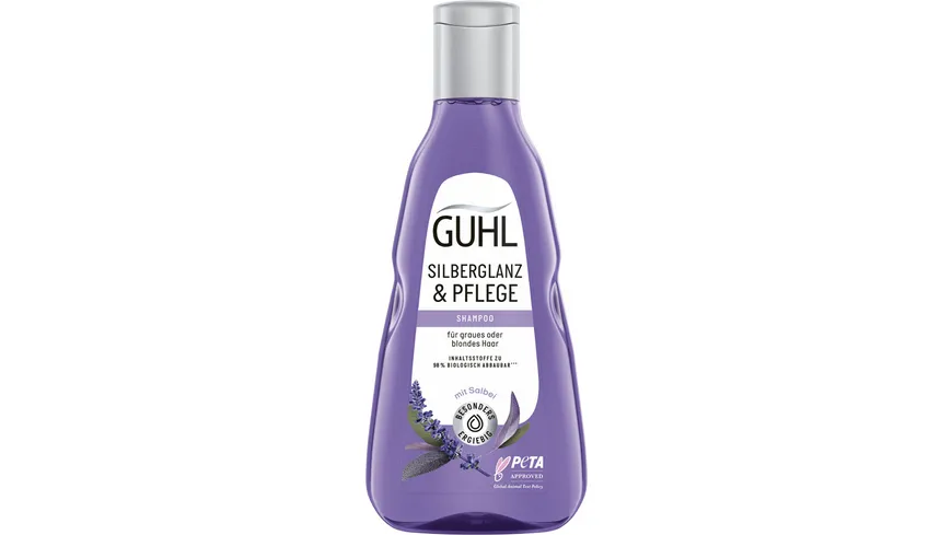 GUHL Shampoo Silberglanz & Pflege 4er-Pack 1000 ml