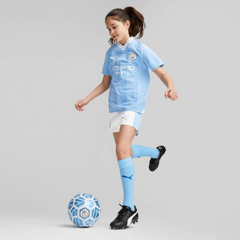 PUMA Manchester City 23-24 Heim Teamtrikot Kinder