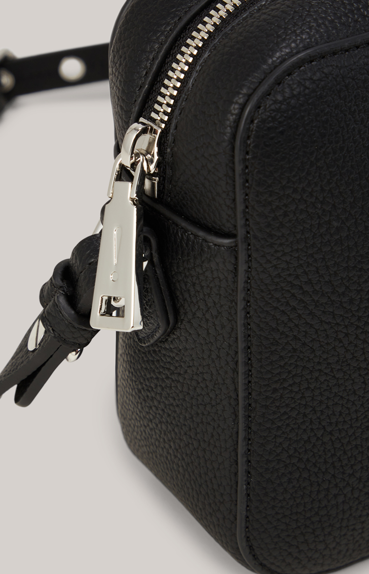 Schultertasche Lettera Cloe in Schwarz