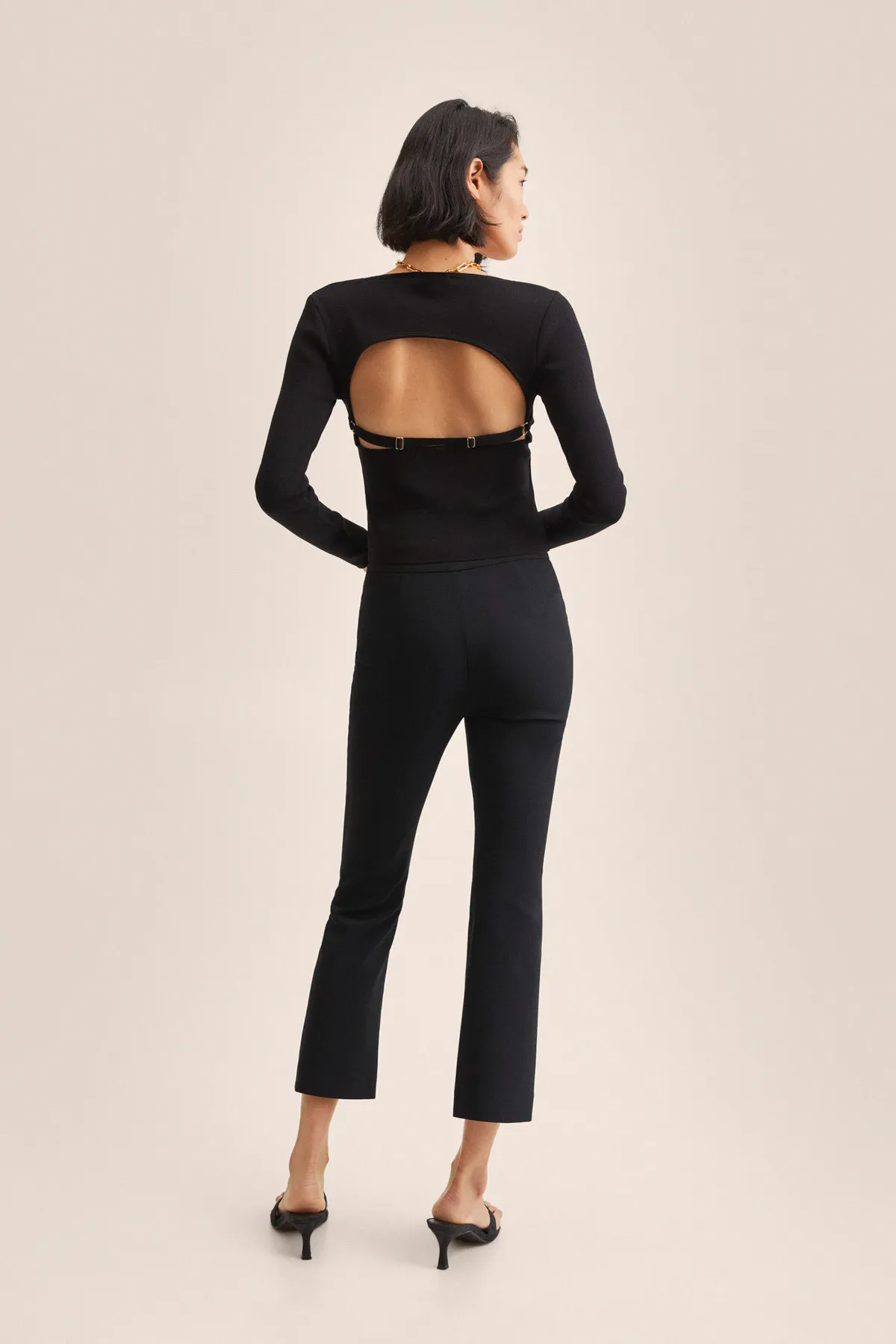 MANGO  27006307 Frau / Mädchen Schwarz