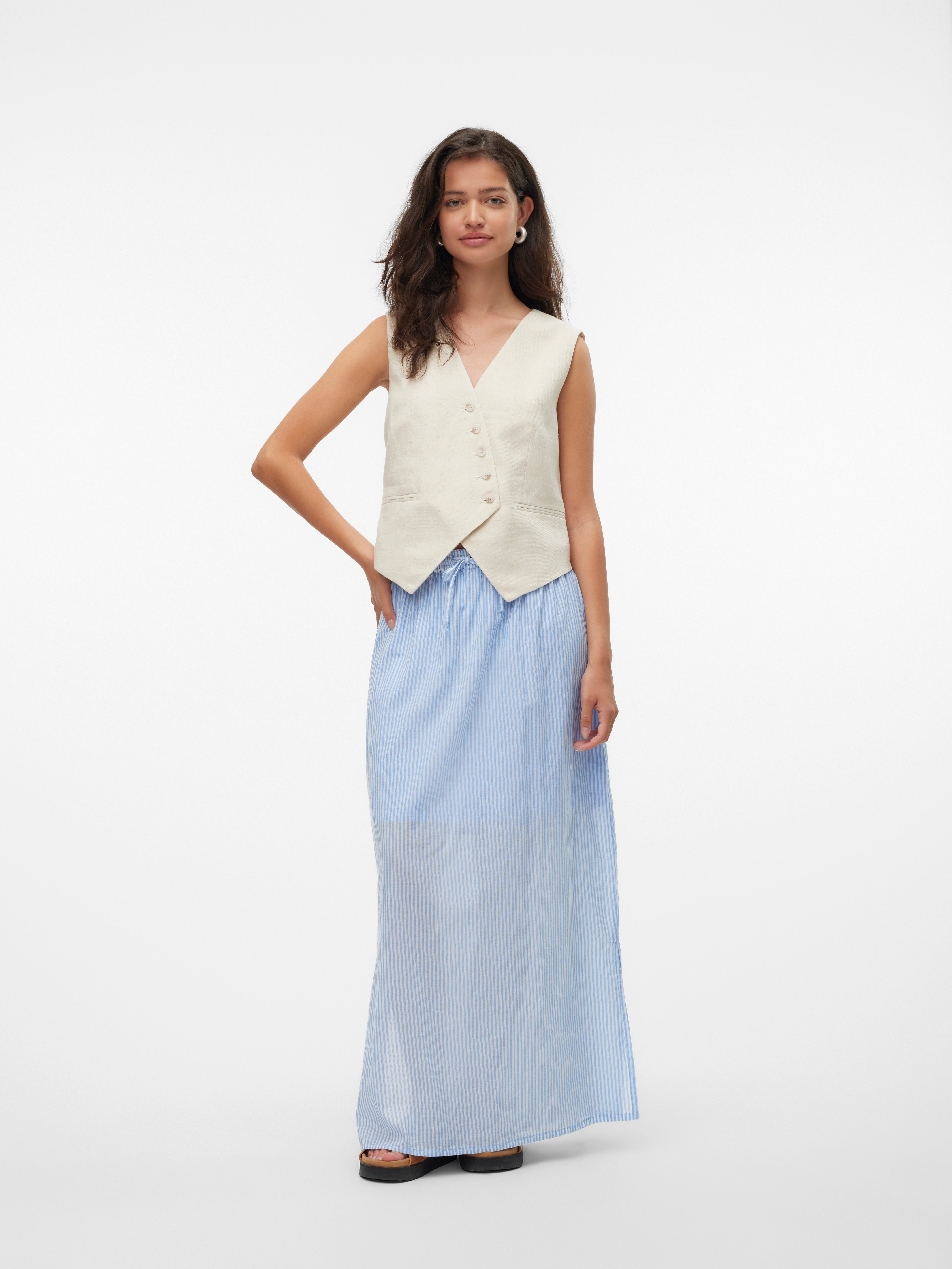 VMISABEL Hohe Taille Langer Rock