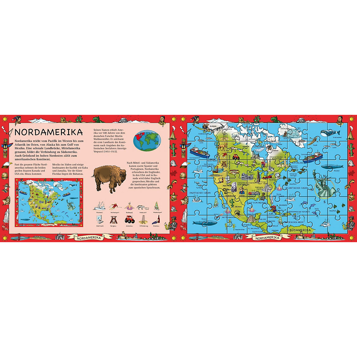 Mein Atlas-Puzzlebuch für Kinder ab 6 Jahren
