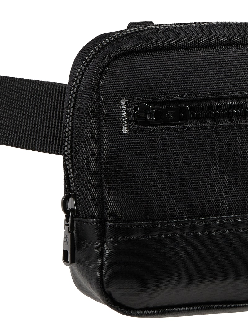 Umhängetasche mit Handytasche in schwarz