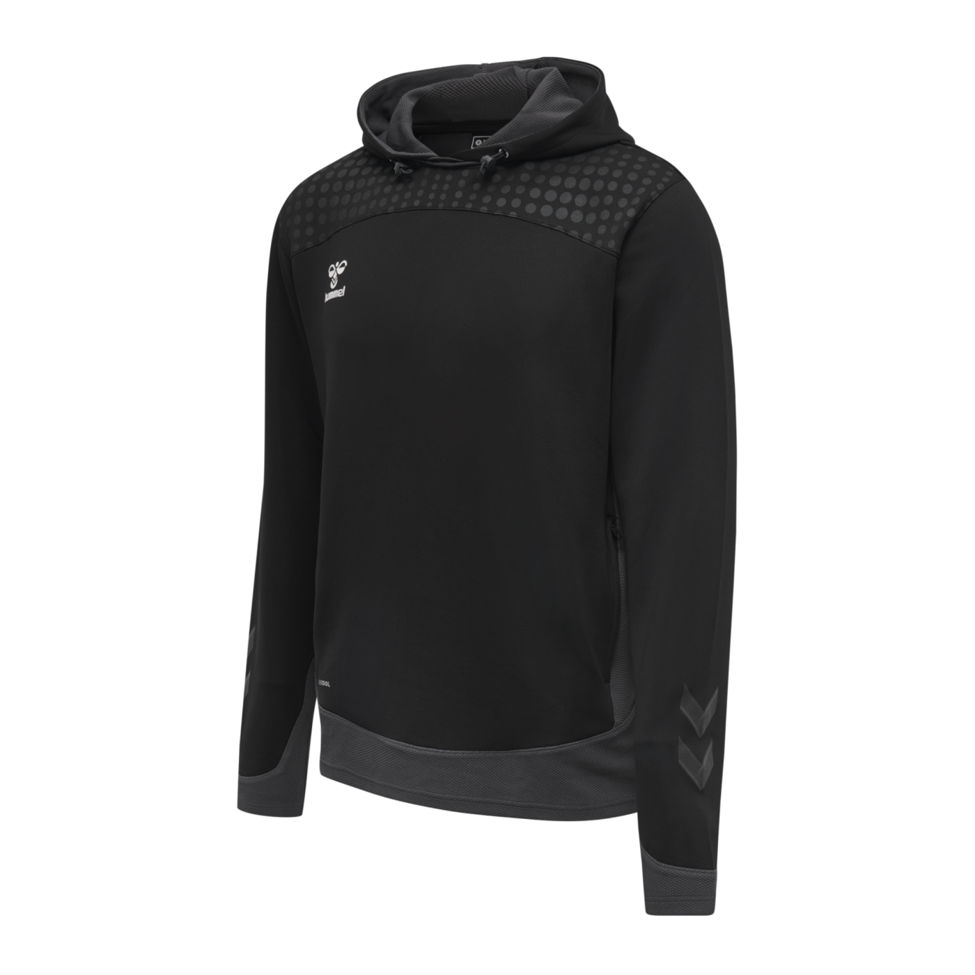 Hummel hmlLEAD Poly Hoody Kids Schwarz F2001