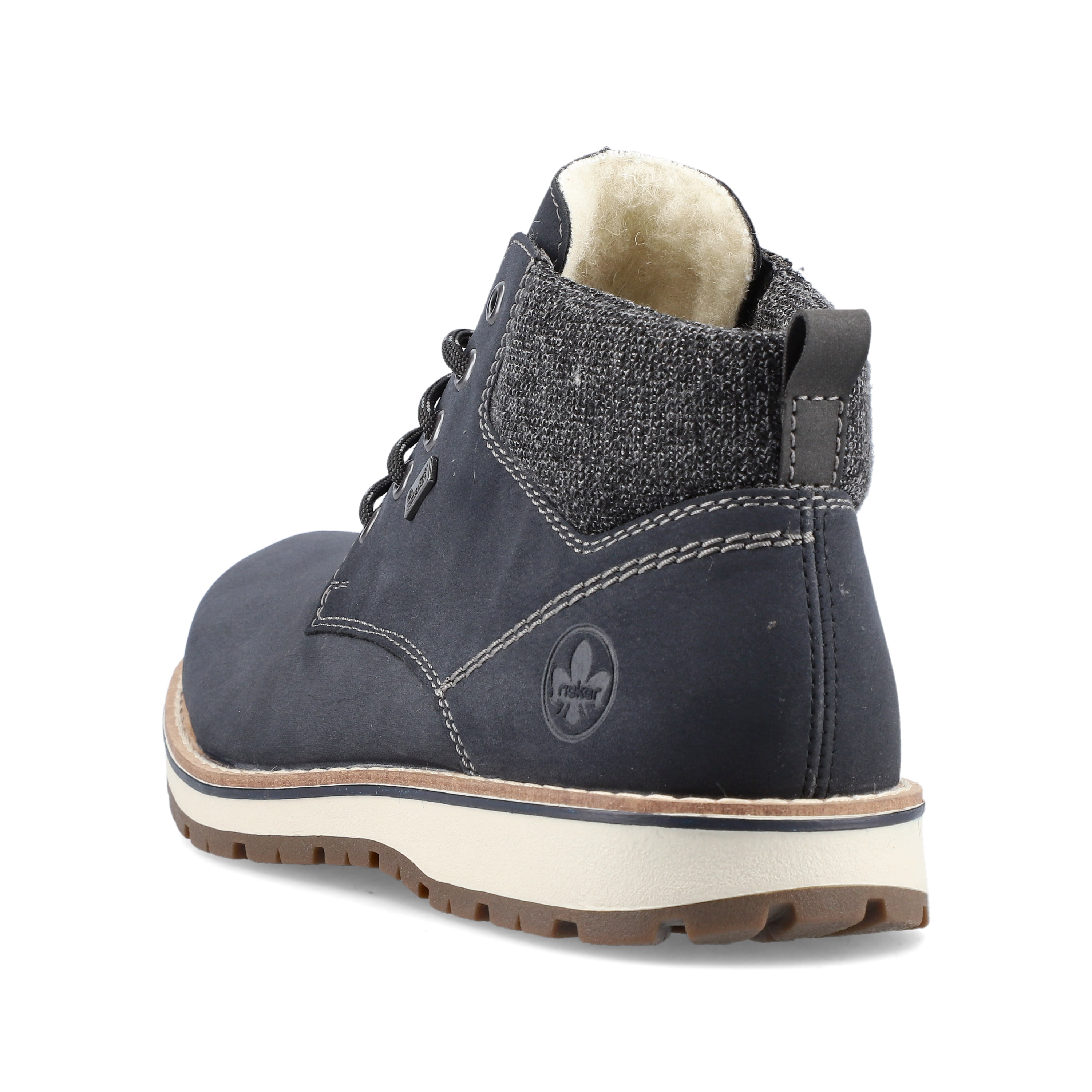 Rieker Herren Schnürstiefel pazifikblau
