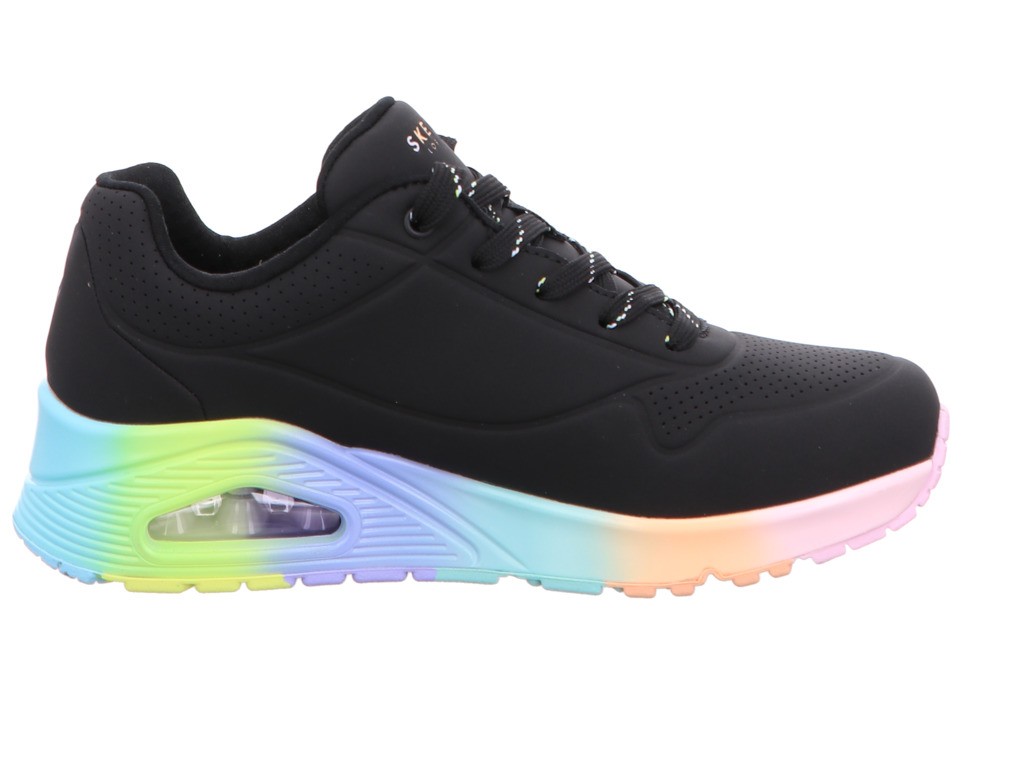 SKECHERS Freizeit Schnürer schwarz