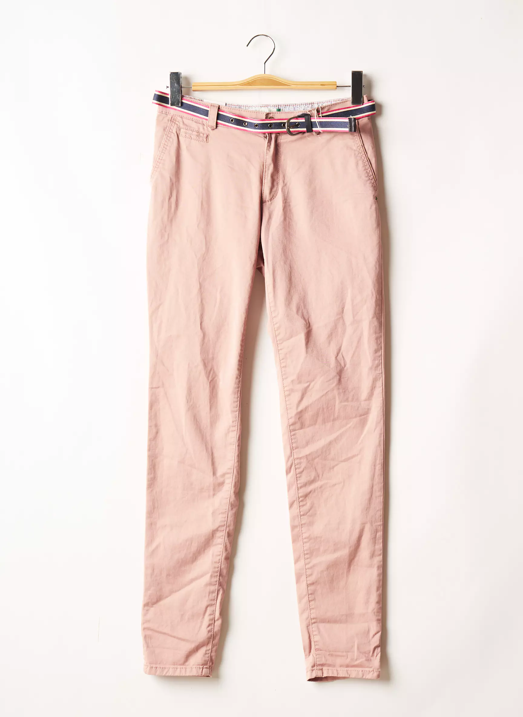 Esprit Pantalons Chino Femme couleur rose