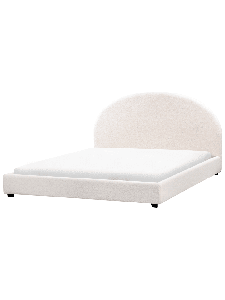 Beliani Doppelbett VAUCLUSE in Weiß - (W) 194 x (H) 112 x (L) 214 cm günstig kaufen onesize