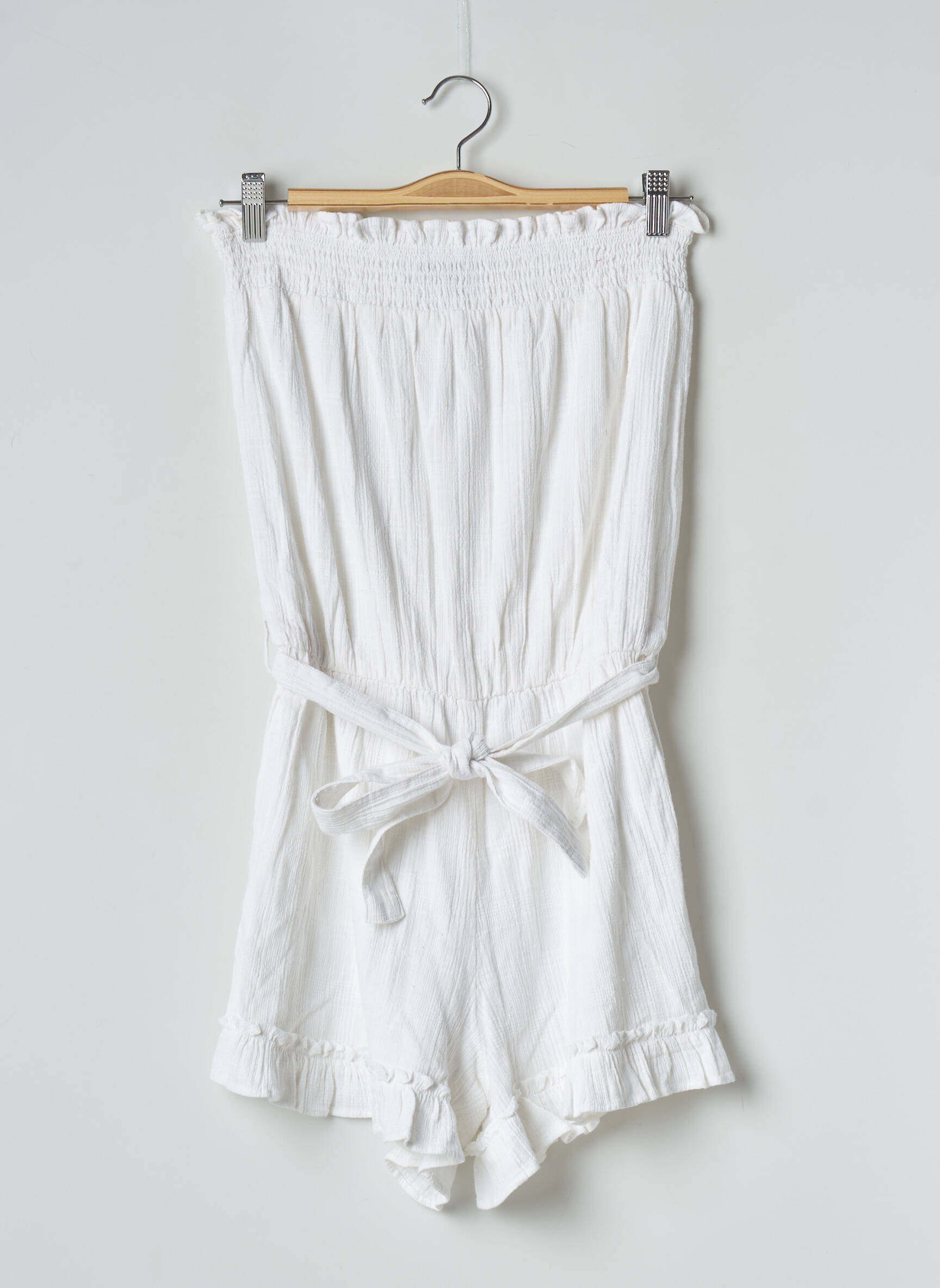 Charlott Combi Shorts Femme couleur blanc