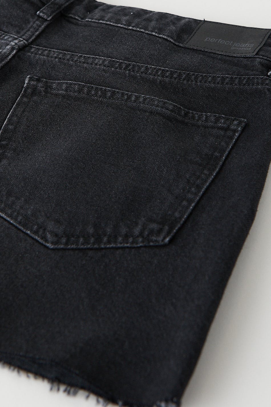Mini denim skirt