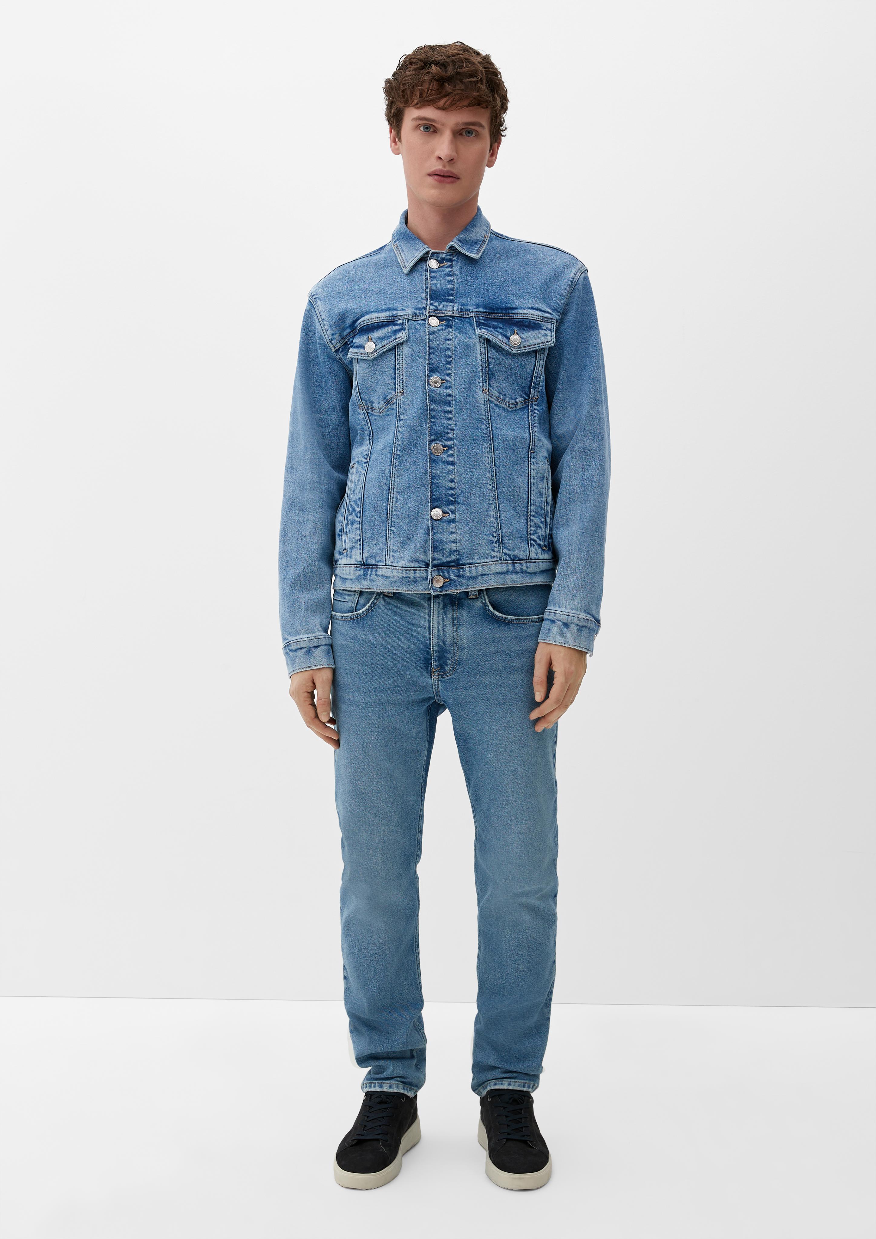360° Denim: Jeansjacke mit Brusttaschen  2130306-54Z4