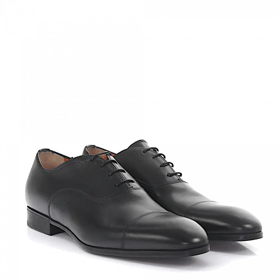 Santoni - Halbschuhe 11011 Kalbsleder - schwarz