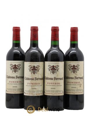 Château Ferrand  2000 - Lot de 4 Bouteilles