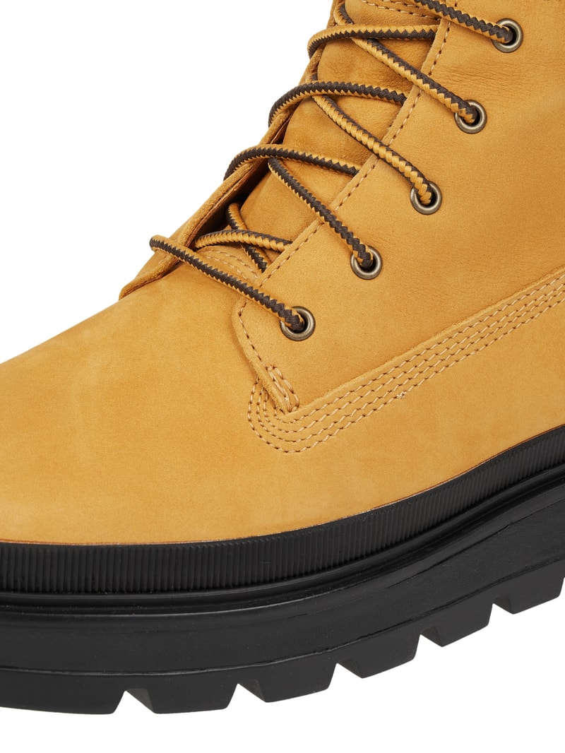 Boots aus Leder Modell 'Ray City' - wasserdicht in mittelbraun