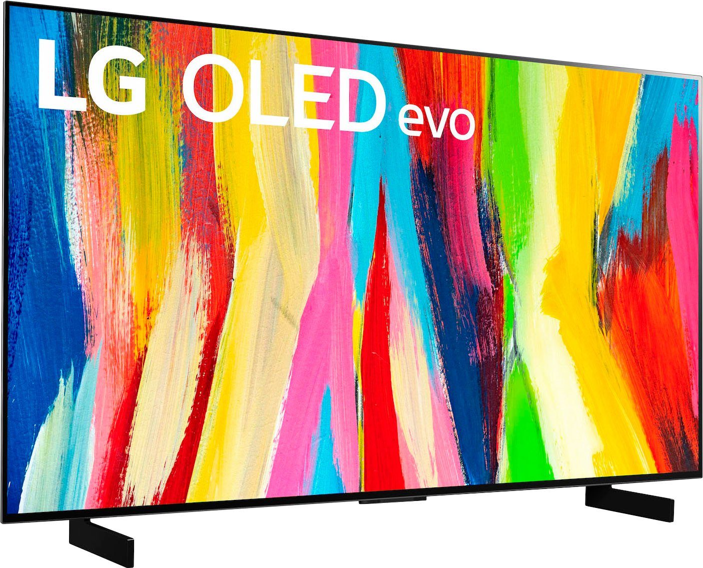 LG OLED42C27LA OLED-Fernseher (106 cm/42 Zoll, 4K Ultra HD, Smart-TV, OLED evo,bis zu 120Hz,α9 Gen5 4K AI-Prozessor,Dolby Vision & Atmos)
