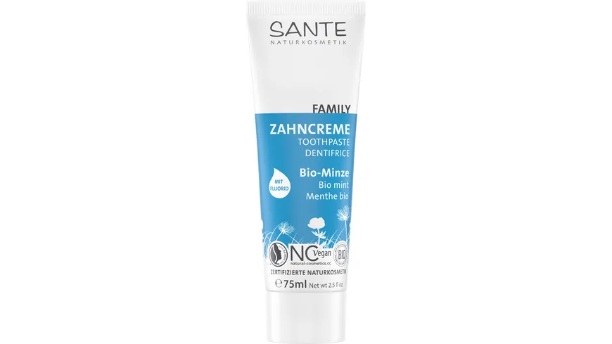 SANTE FAMILY Zahncreme Bio-Minze 75 ml