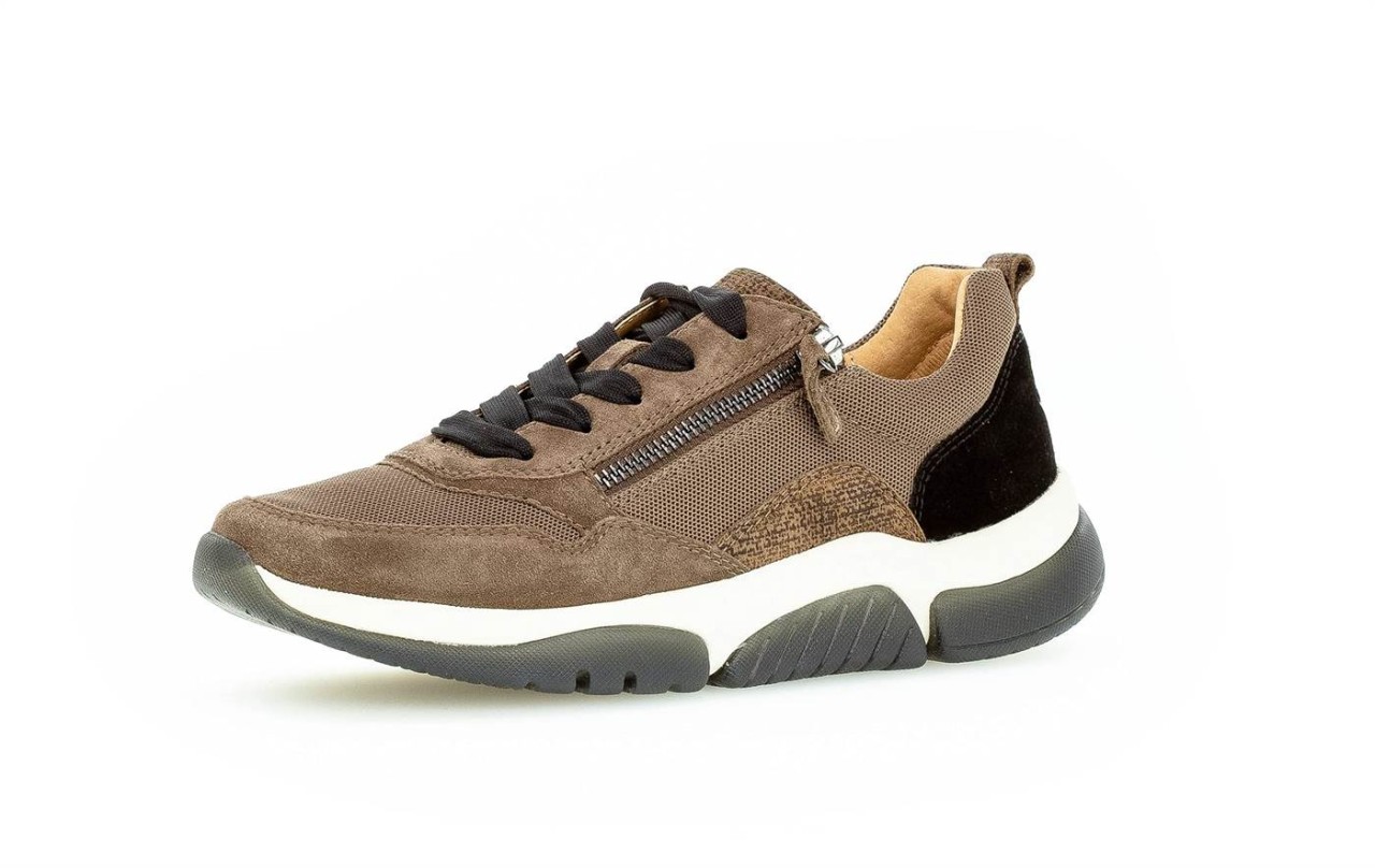 GABOR Freizeit Schnürer beige irma mohair schwarz