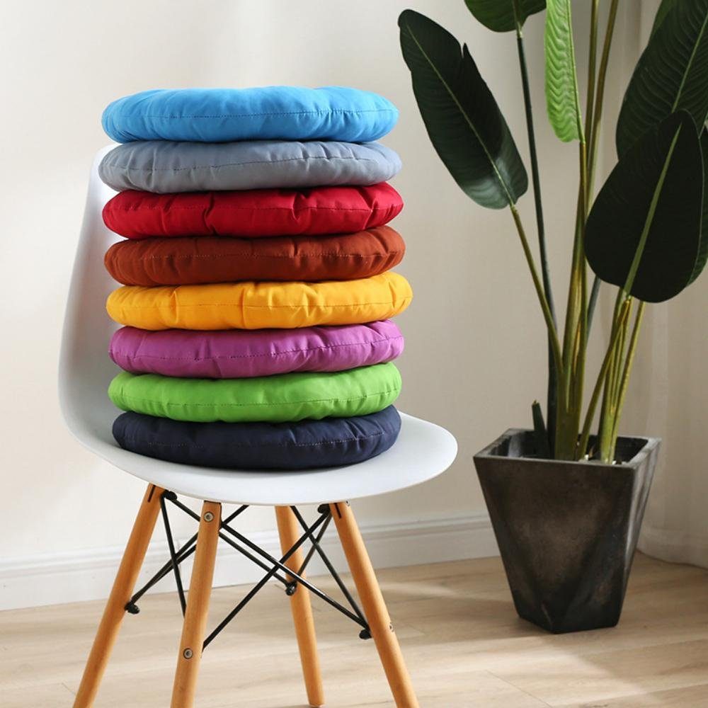 Blusmart Sitzkissen 40*40cm 45*45cm 50*50cm Stuhlkissen rund, Tisch- und Stuhlauflagen für den Innen- und Außenbereich