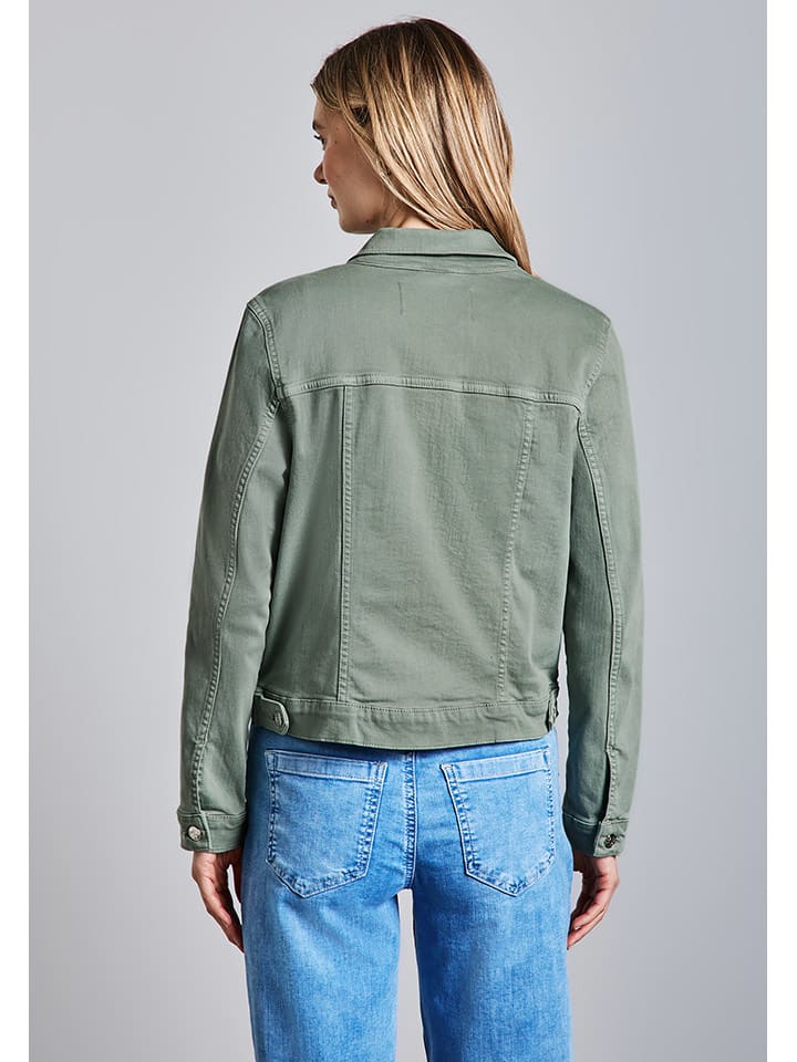 Street One Jeansjacke in Khaki günstig kaufen