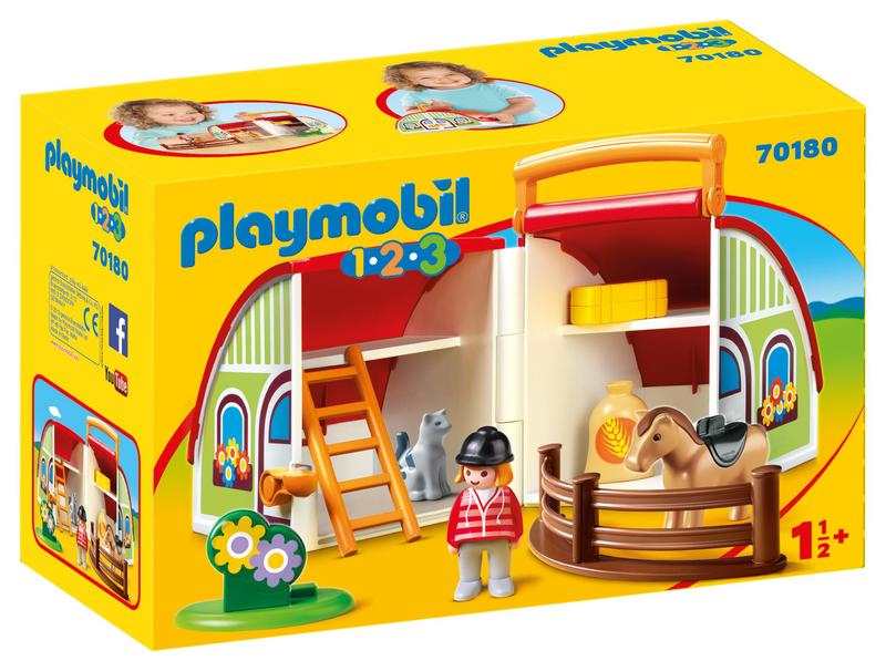 70180 Centre équestre transportable Playmobil 1.2.3