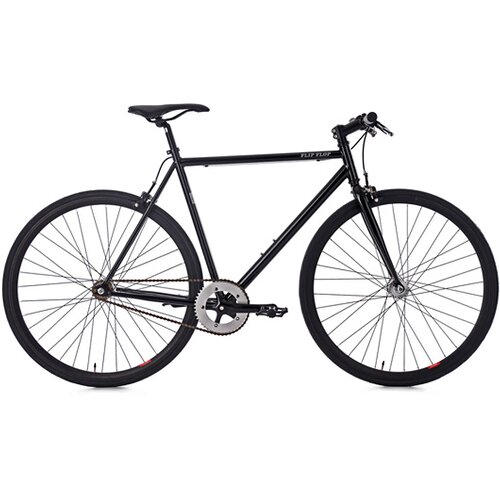 RENNRAD 28 FAHRRAD FIXIE SINGLESPEED FLIP FLOP SCHWARZ