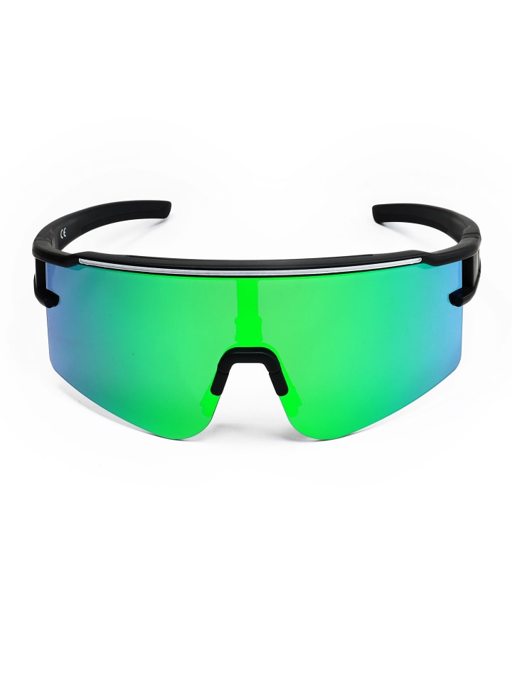 YEAZ SUNTHRILL SET Sport-Sonnenbrille Weiß/Blau in schwarz / grün günstig kaufen onesize