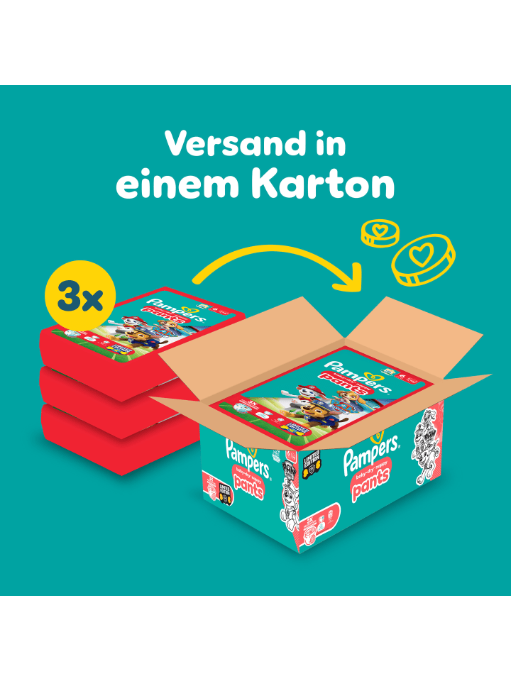 Pampers Pampers Baby-Dry Pants Paw Patrol Edition Größe 6, 138 Windeln, 13kg-19kg günstig kaufen 6