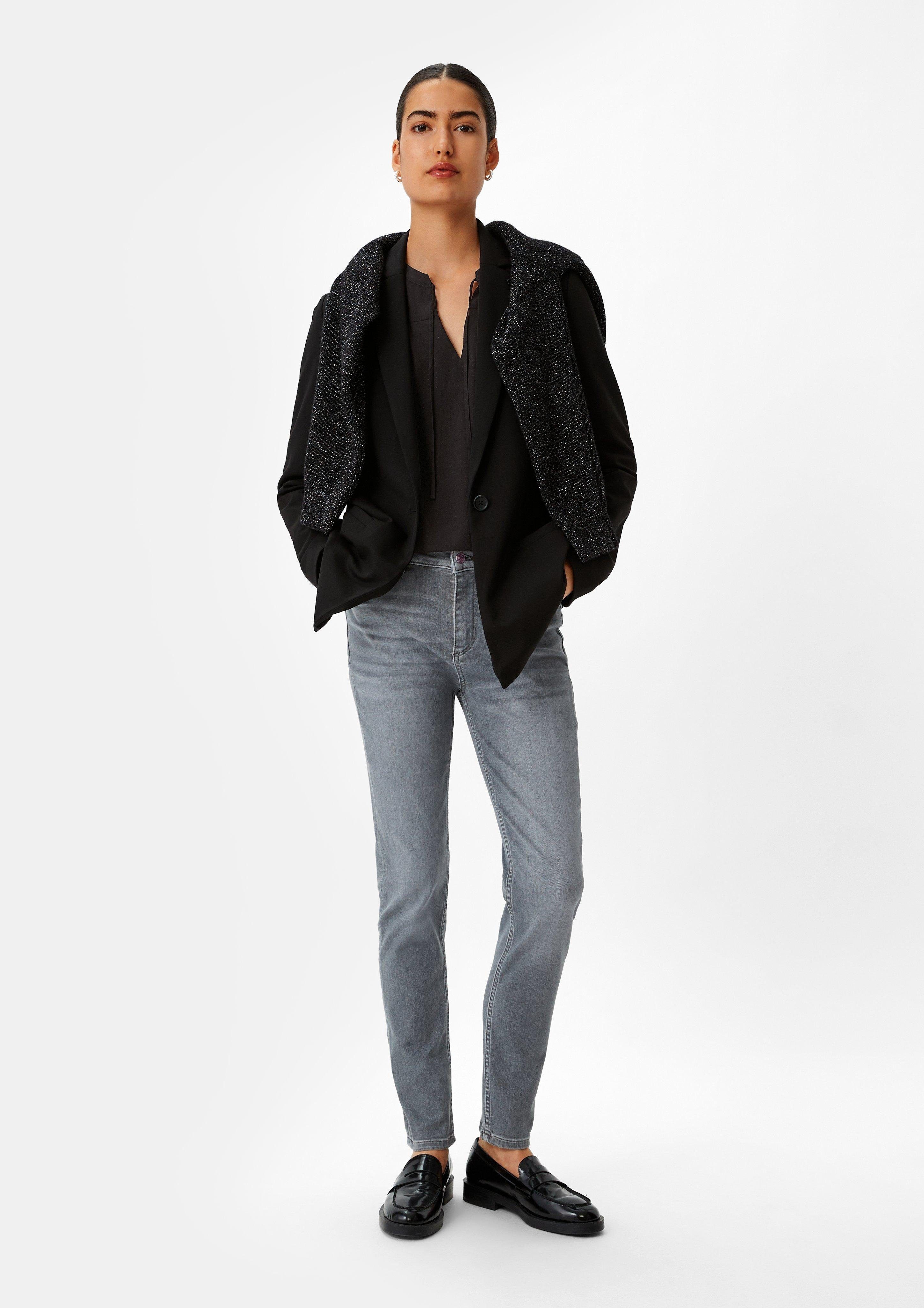 comma casual identity Langarmbluse Bluse aus Viskose