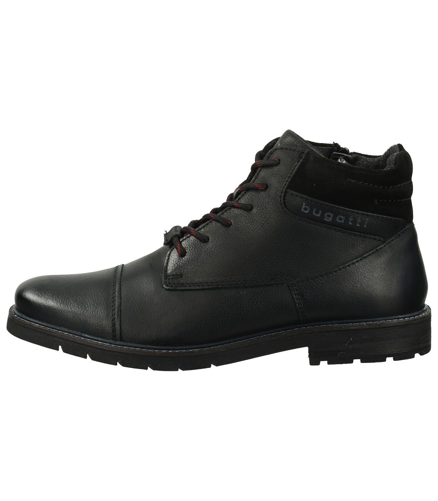 bugatti Stiefelette Nappaleder Schnürstiefelette