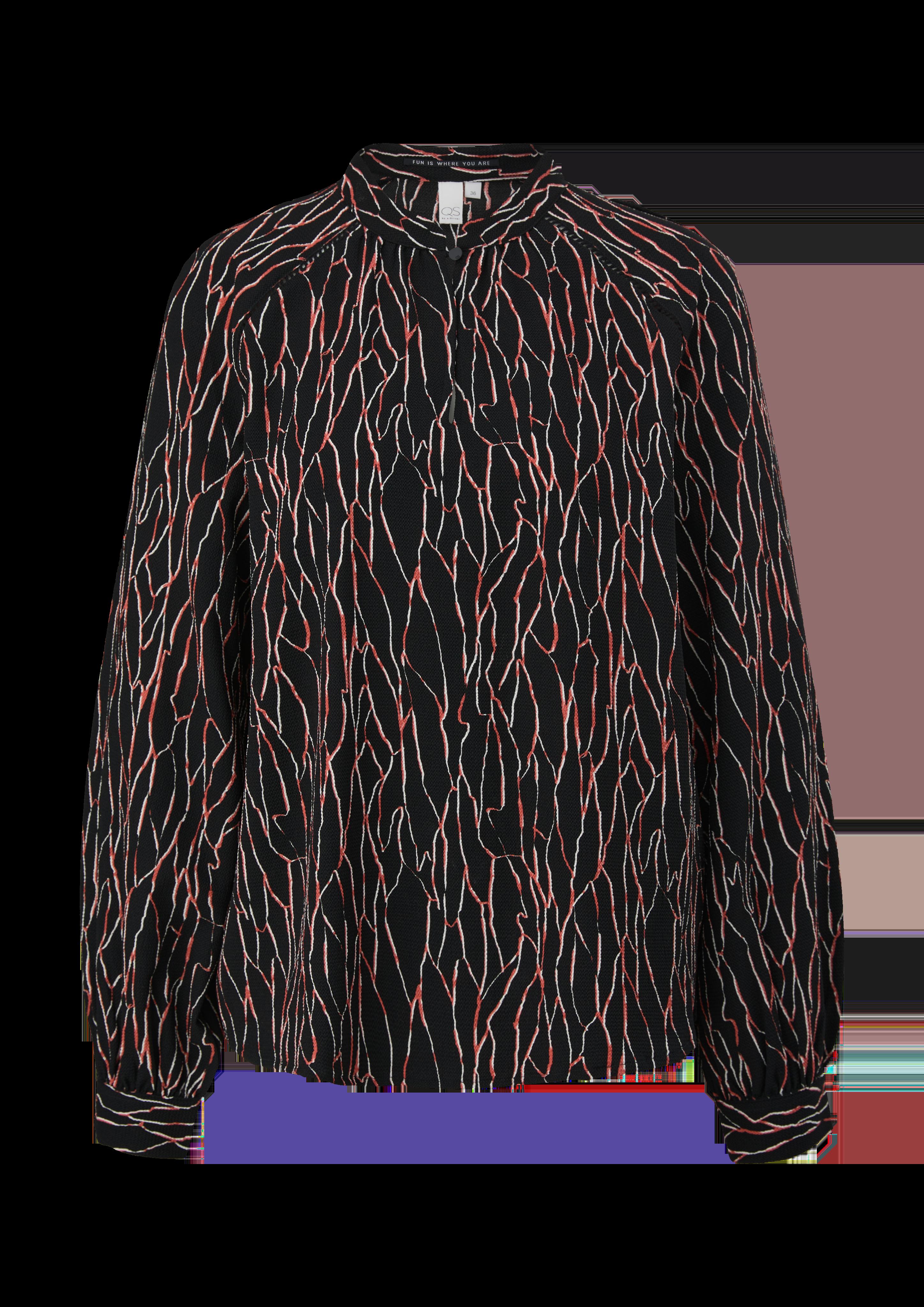 Bluse mit abstraktem Muster  2124175-99A0