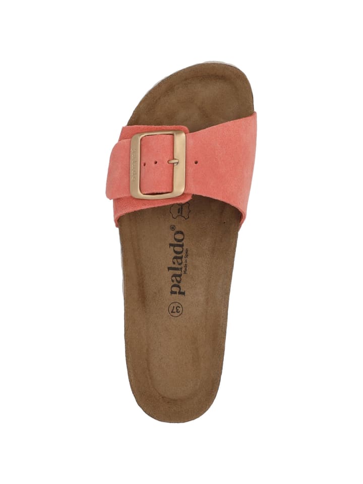 palado Pantoletten in orange velours günstig kaufen