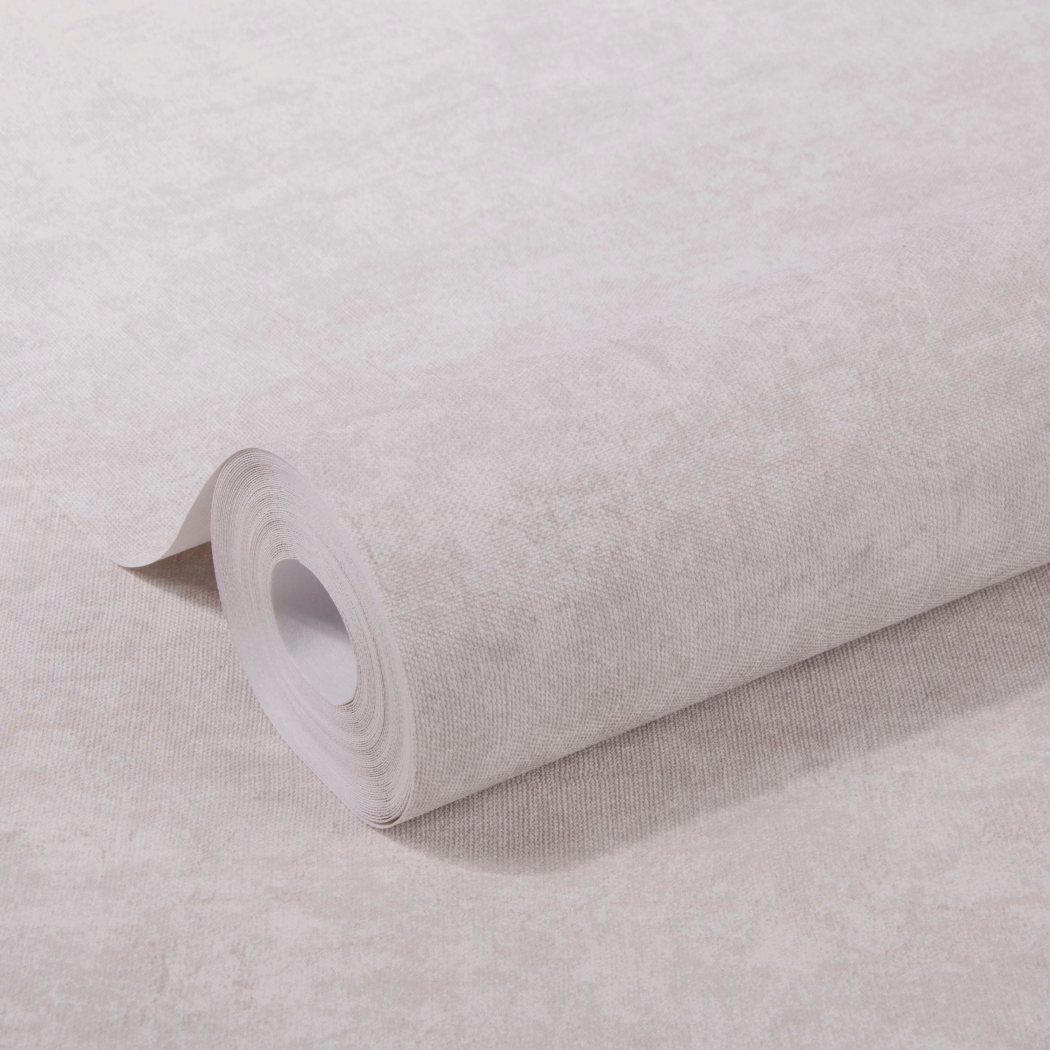 WOW Vliestapete Linien Beton, Steinoptik, (1 St), Sand - 10m x 52cm