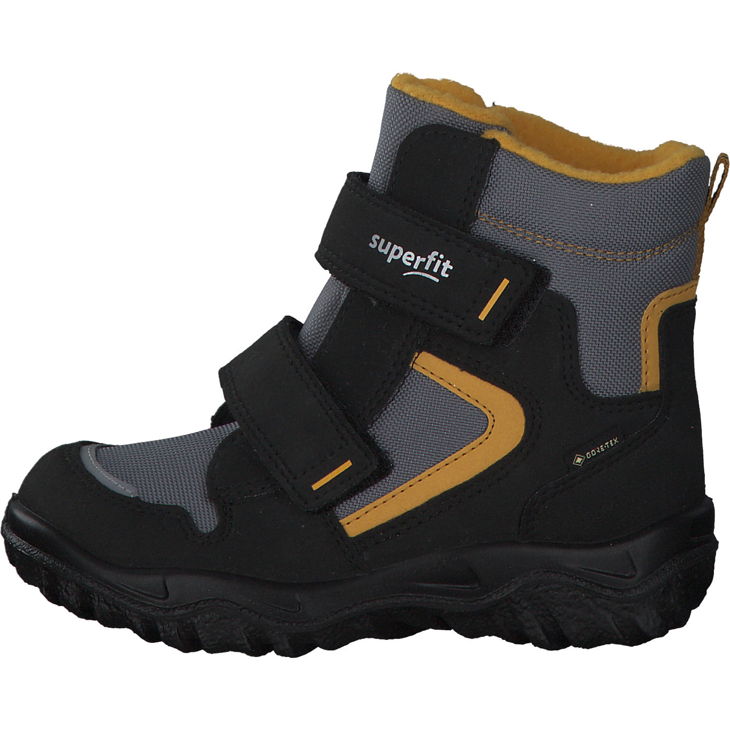 Superfit HUSKY 00047, Winterstiefel, Kinder, schwarz/gelb
