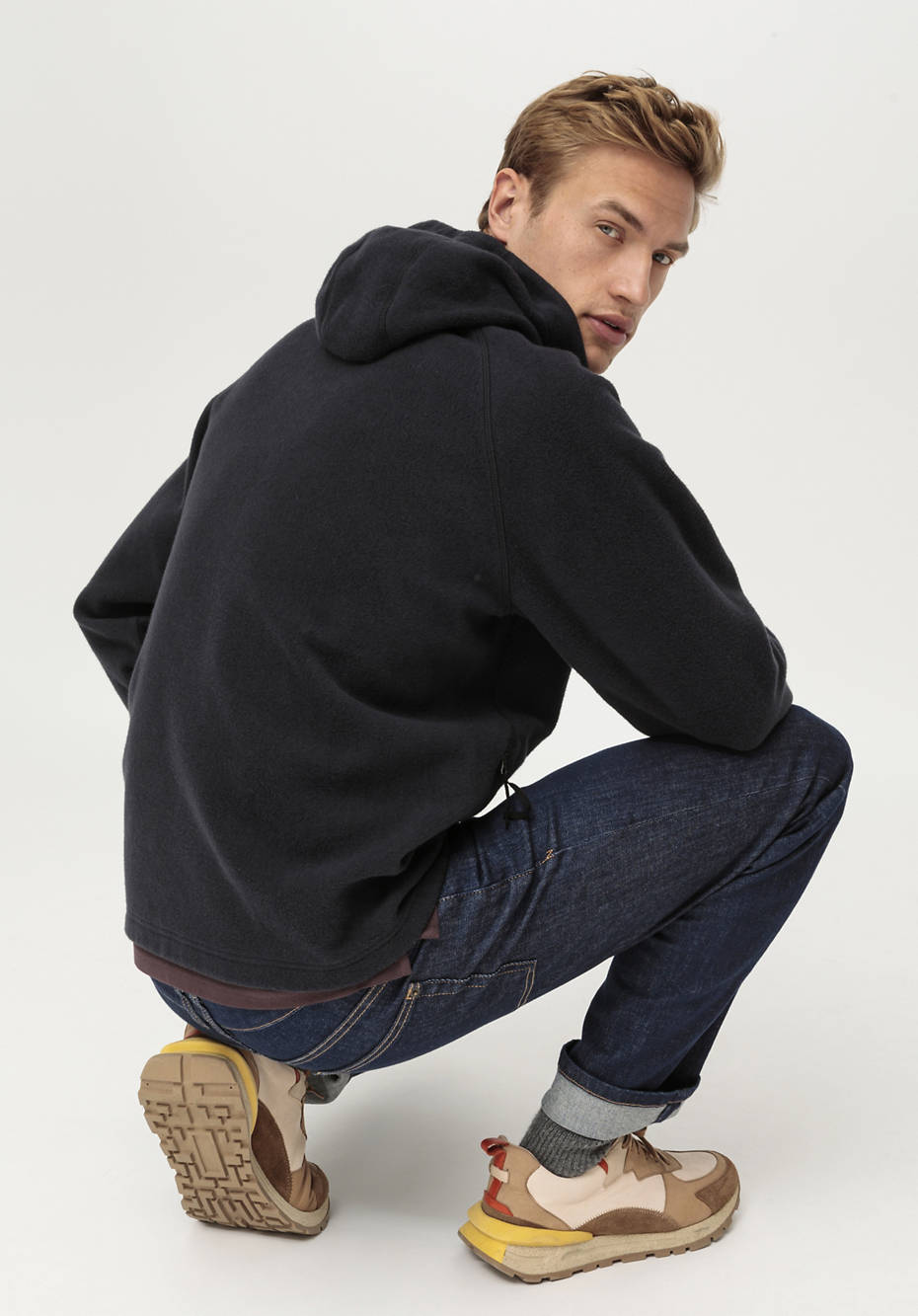 Softfleece-Jacke aus reiner Bio-Baumwolle