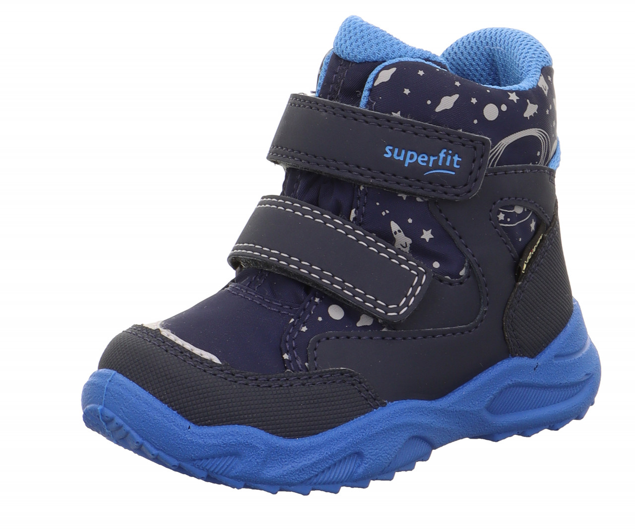 GLACIER - Blau Boots mit Klettverschluss