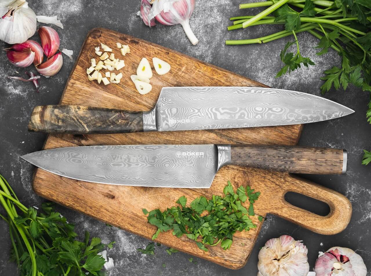 Biscaya Damast Chefmesser