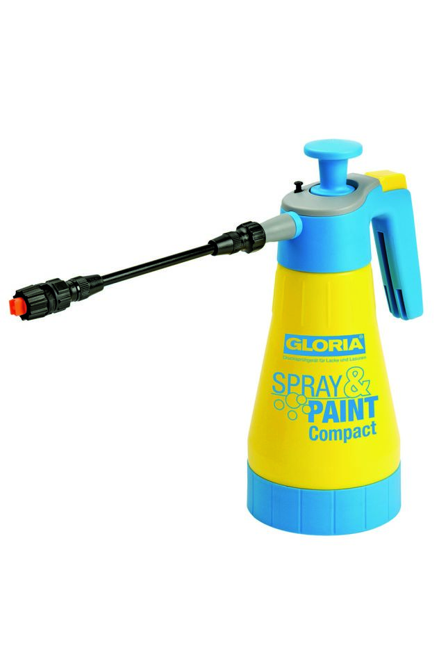 Boquilla plana compacta Gloria 000355.0000 para pulverizador y pintura, 1,25 l, plástico Viton, 65 grados.
