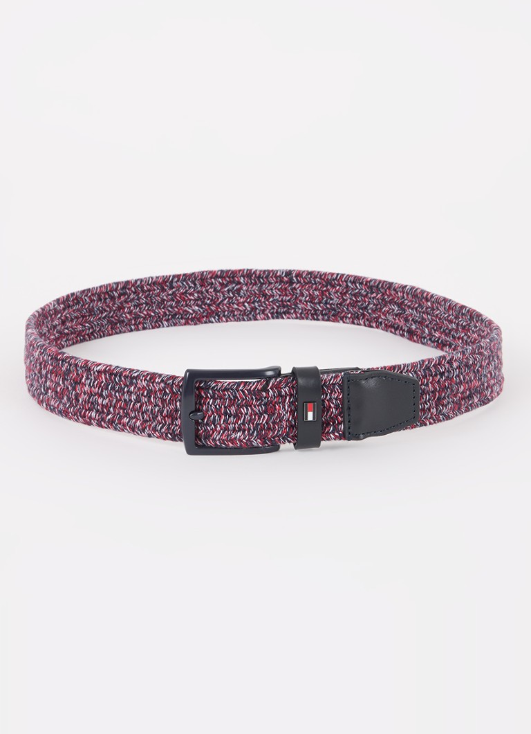 Ceinture tressée Tommy Hilfiger Denton avec détails en cuir