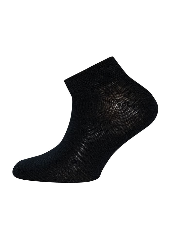 ewers 6er-Set Sneaker Socken 6er Pack Uni in schwarz-grau-weiß günstig kaufen