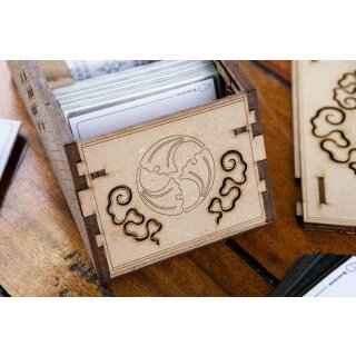 Deck Holder - 250 carte - Cherry + 3 dividers