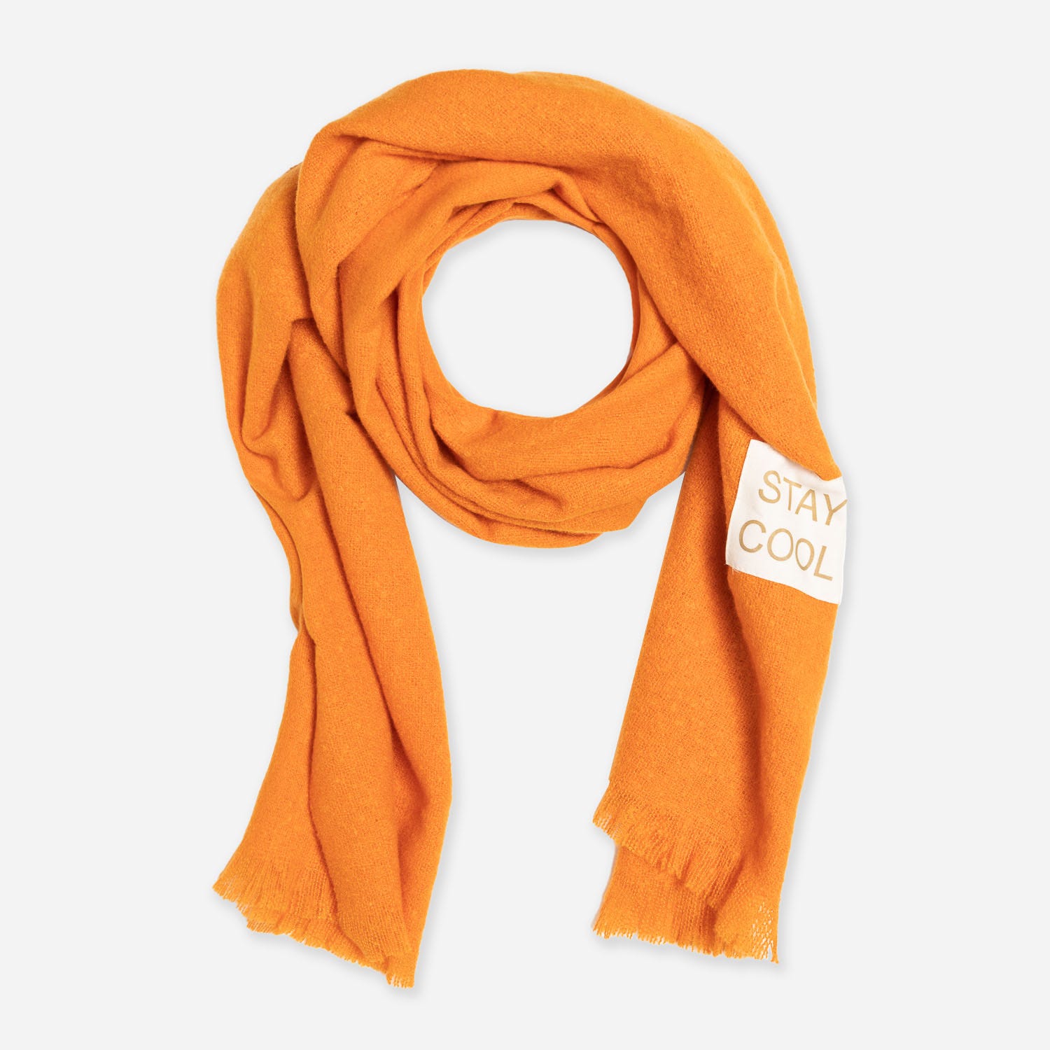 Echarpe TEXTO orange