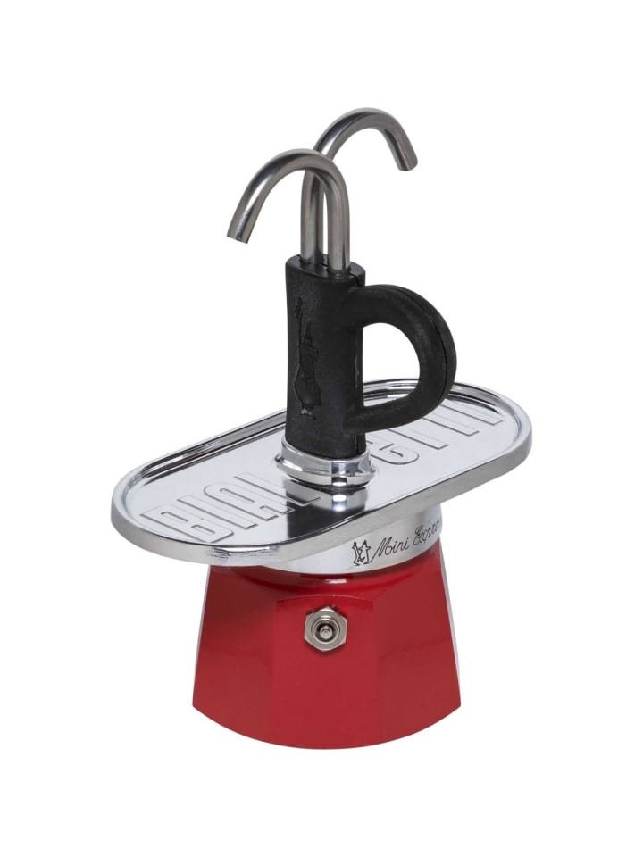 Bialetti Kaffeemaschine Mini Express Italia 90 ml in Silber günstig kaufen Anzahl: 1 Stück