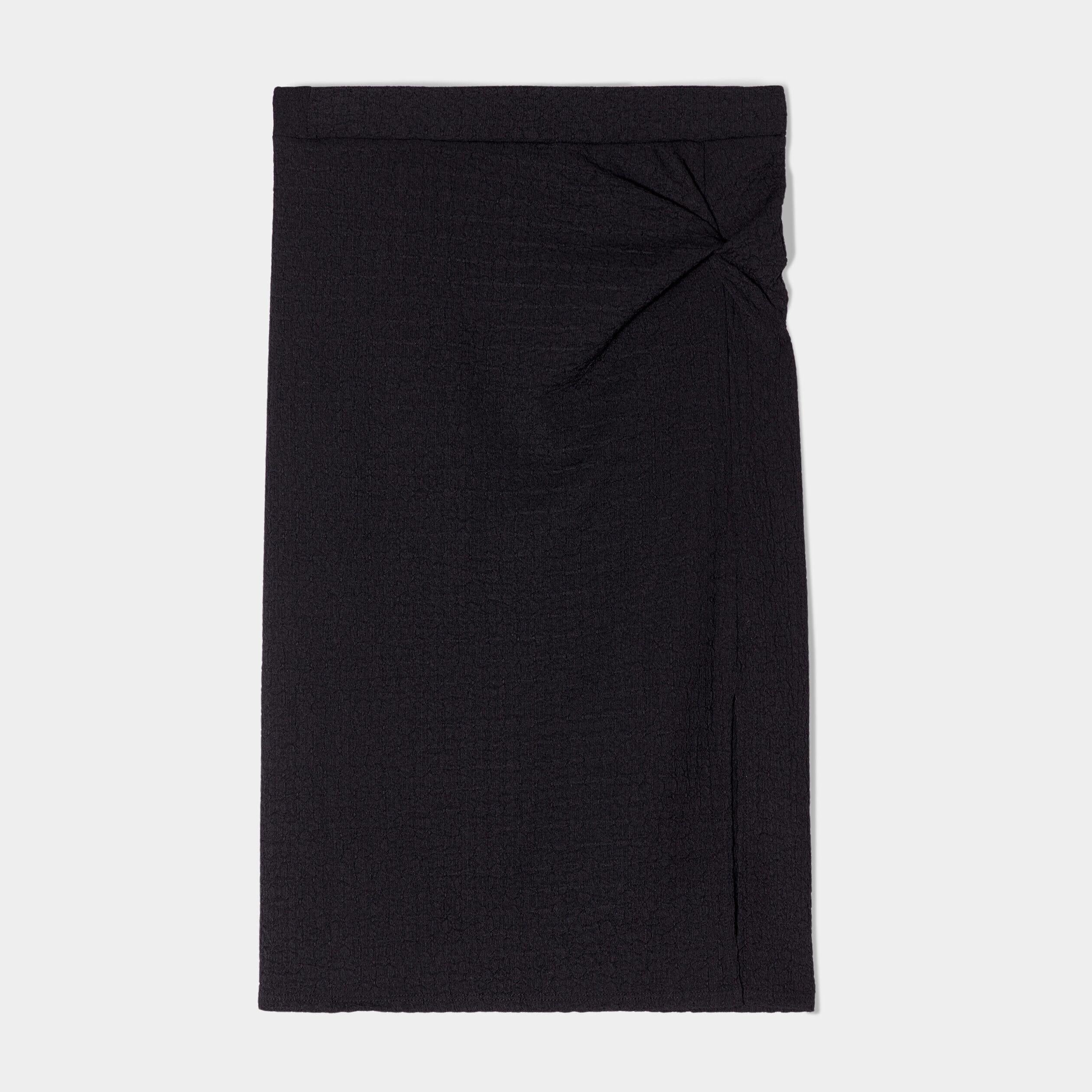 Jupe midi moulante noir femme | Cache Cache