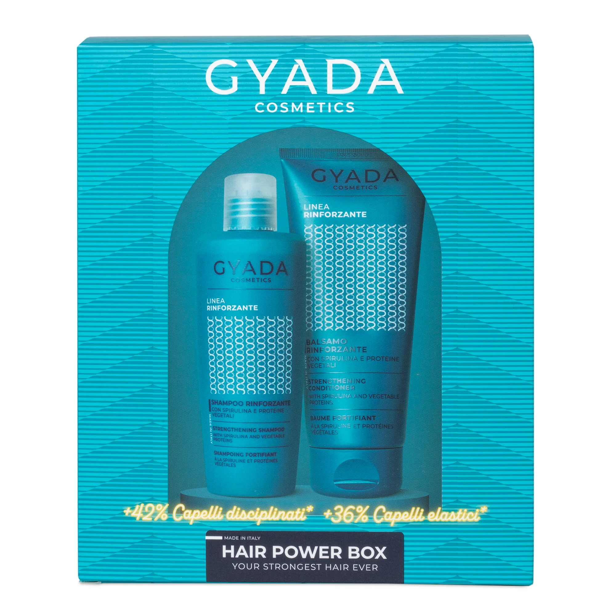 Coffret Spiruline pour des cheveux plus forts - Soins capillaires, Shampoing fortifiant, Après-shampoing fortifiant