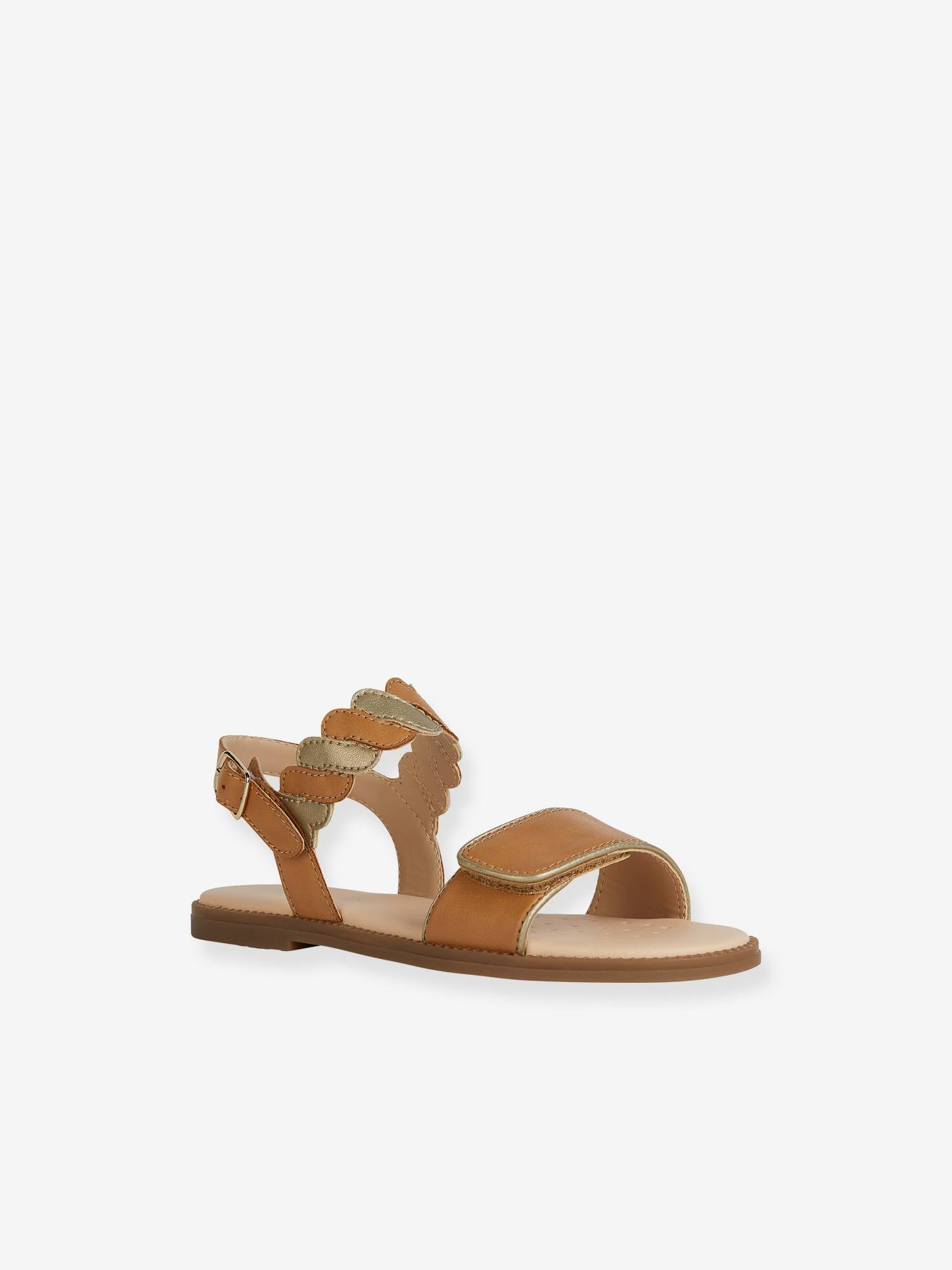 Geox Mädchen Sandalen J4535 Karly Girl GEOX - braun