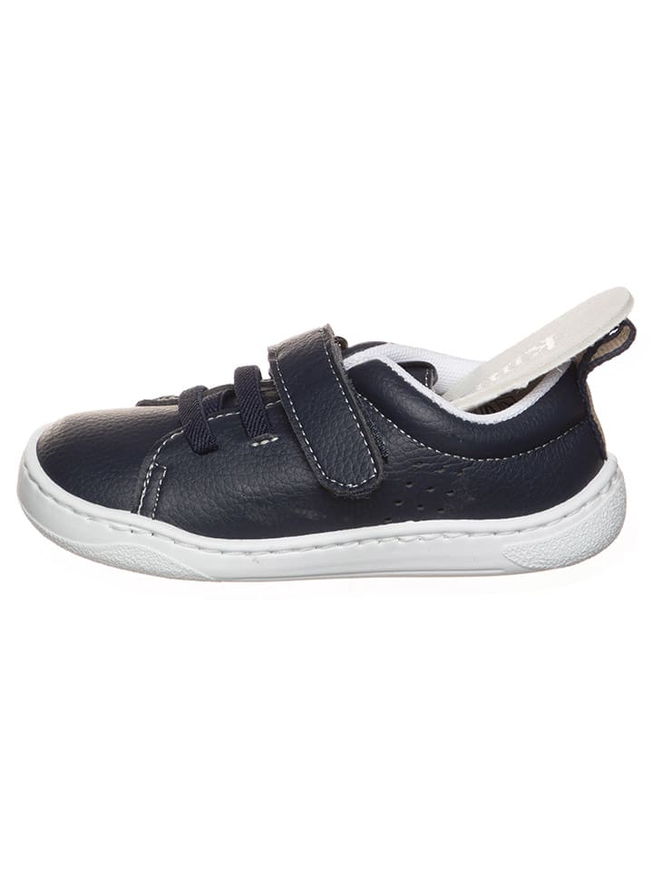 kmins Leder-Sneakers in Dunkelblau günstig kaufen