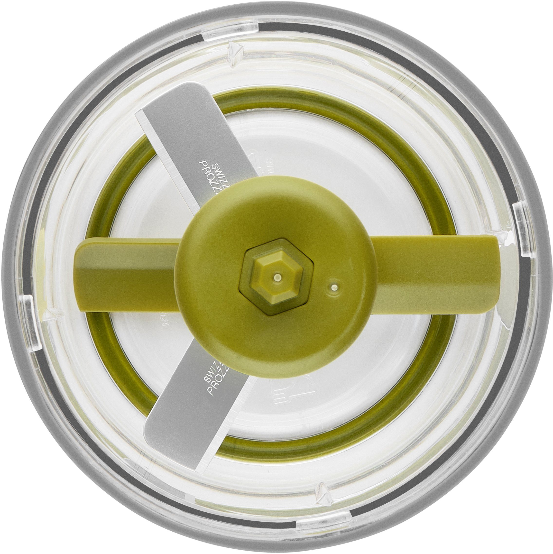 Tefal Gemüsehacker K16441 + K16443 Jamie Oliver Chop & Shaker, Zerkleinerer, 450 ml, Edelstahlklingen, Deckel, Messskala, Rotormesser